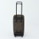 Road bag on wheels, outer pocket, brown color
