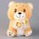 Soft toy "Bear with a bouquet", 25 cm, with a garland