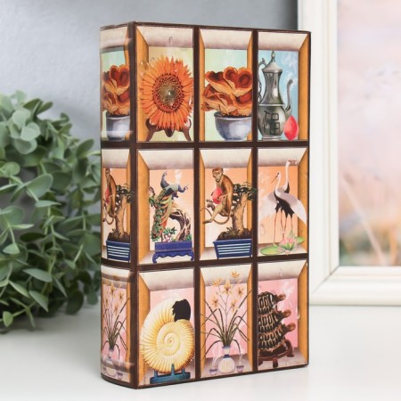 Safe-book wood to the leatherette "Interior items" 21x13x5 cm