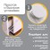Flexible door lock, set 2 pcs.