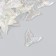 Decor for creativity plastic "tail" pearl, transparent set 30 pcs 2x2 cm