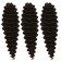 Hollywood Africolocons, 60 cm, 270 grams, dark-brown/dark chocolate HKB8/6K (Catherine)