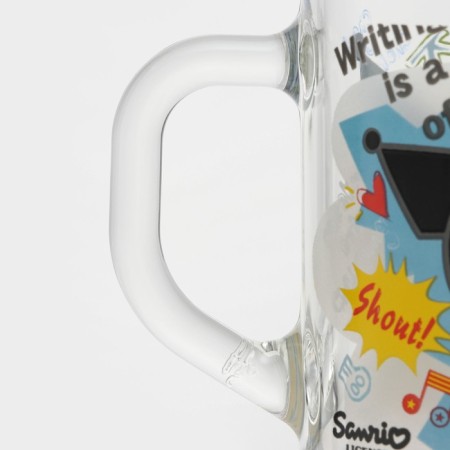 Glass mug "Kuromi. Graffiti ", 230 ml, gift packaging-3