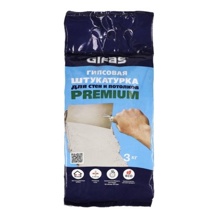 Gypsum plaster gifas premium 3kg