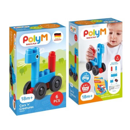 CHARACTOR POLYM "Car and creatures", 6 elements-3