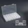 Organizer for decor, 7 blocks, 3 cells, 10.5 × 17 × 2.5 cm, the color is transparent