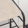 Seat shoe stand, 3 tiers, 65 × 32 × 48.5 cm, suede, black color