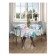The tablecloth "Family of Snowmen", Round, Saten, D = 150 cm