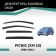 Defly window deflectors for Toyota Picnic (XM10), 1996-2001