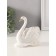 Souvenir Ceramics "Swan with Malyutka" with gold 10x10.5x6 cm