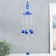 Wind music plastic, metal "Bear with heart" 6 bells mix 41 cm