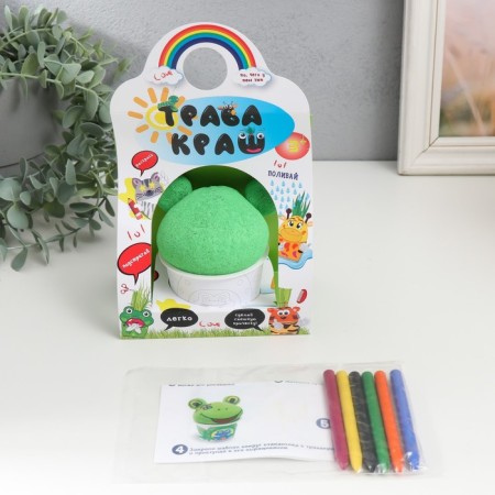 Growing gift grass grass "Frog"