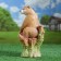 Garden figure "Mishka on a natural" brown, 32x19x20cm mix