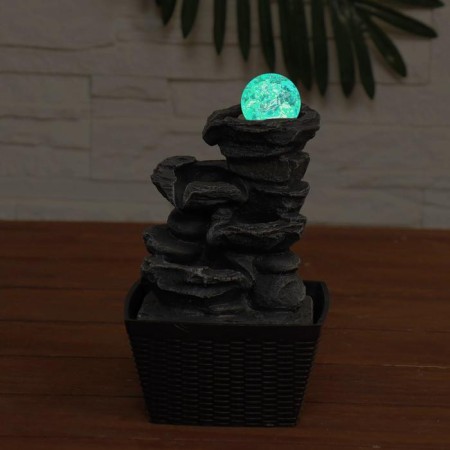 Fountain "Stone stream" 13x12x23 cm (with backlight)-2