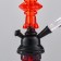 Hookah "Taishet", small, mine crystal, 27 cm, d bowl-5 cm, red