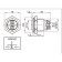 Anti-Vandal button Ø16 b/fix (2C screw) OFF- (ON) convex (A16-A3) rexan