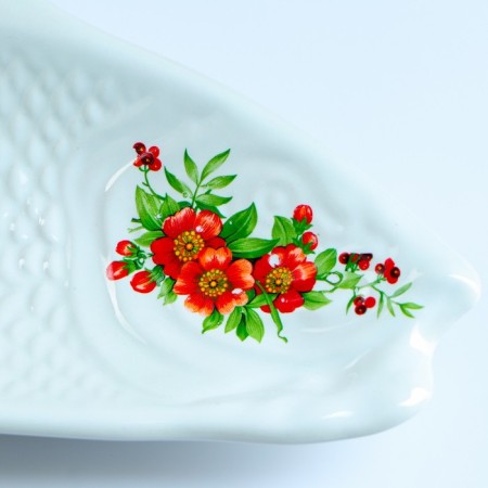 Selte dish 39cm, white mix color-2