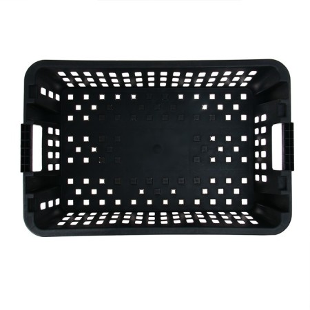 The box is universal, plastic, 60 × 40 × 20 cm, 30 kg, black-2