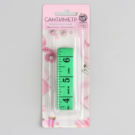 Portnovskaya centimeter tape, 150 cm (cm/inch), mix color-6