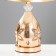 Blanche table lamp E27 40W gold 25x25x43 cm Risalux