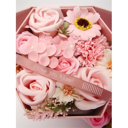 Three -level soapy composition pink-6