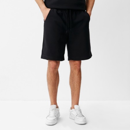 Men's shorts Minaku: Casual Collection Man Black Black, Rr. 52