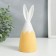 Souvenir ceramic "Bunny in the shell" yellow phlock 15.7x6.1x6.1 cm