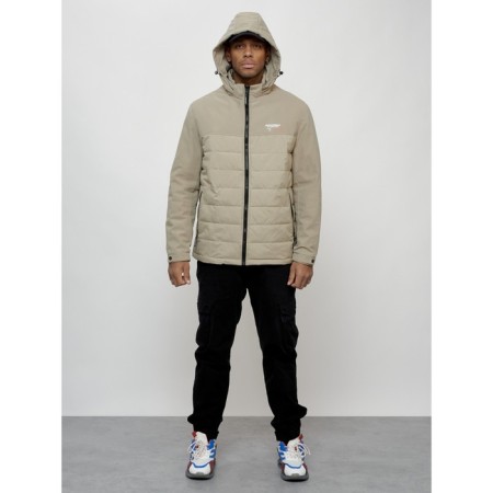 Male spring jacket, size 48, beige color-9