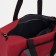 Sports bag with lightning, shoes, external pocket, red color