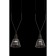 Suspension lamp Maytoni P063PL-02B, GU10, 2x40 W, 600X147X1497 mm, black