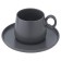Tkano Essential Tea Set, 250 ml, 2 pcs, dark gray color