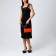 Female bag on a magnet, orange color