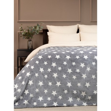 Texrepublic blanket, size 140x200 cm, gray color-3