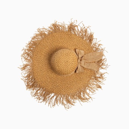 Women's hat Minaku "Summer Mood", size 56-58, brown color-1