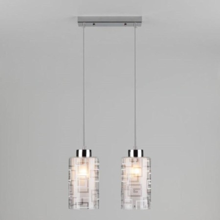 STELLA lamp, 2x60W E27, chromium color