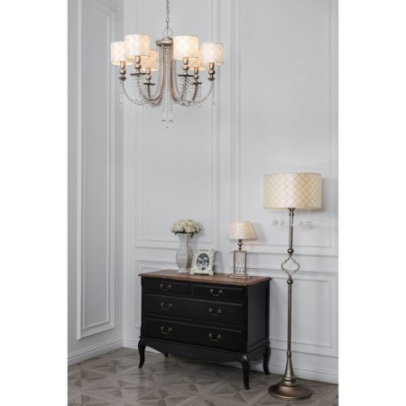 Maytoni H018-PL-08-NG, E14, 8x40 W, 820x820x1040 mm, silver-1