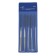 A set of dumps of diamond tundra, rubberized handles, 50 x 140 x 3 mm, 5 pcs.