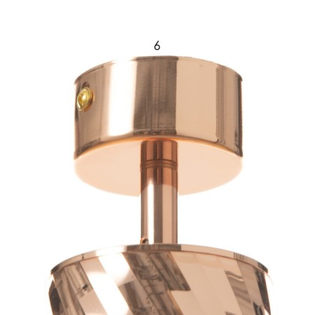 ASTER SPOT GU10 Copper 7.5x7.5x20 cm-5