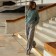 Women's pants Minaku: classic color gray, rr 54