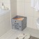 Sweet Home storage basket 30 × 30 × 30 cm, color gray color