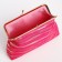 Cosmetic bag, raspberry color