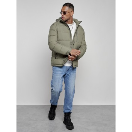 Sports male winter, size 56, khaki color-14