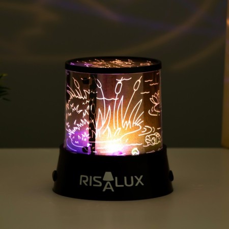 Kvakushki nightlight Led usb/from batteries black 10.8x10.8x1.5 cm Risalux-5