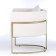Gregor chair light-beige/gold