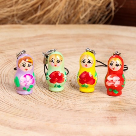 Trick on the phone "Matryoshka", 2 cm, mix-4