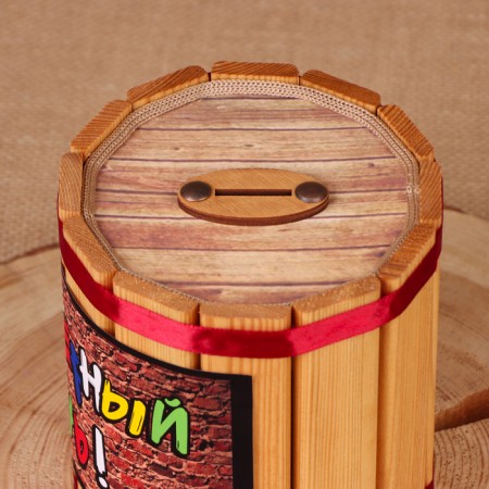 Barrel-cap "on a black day", 14x12x12 cm-2
