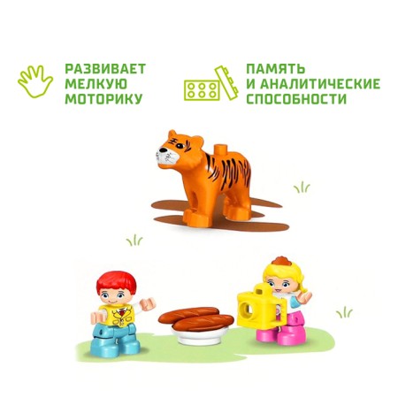 Designer "Wonderful Zoo", 2 assembly options, 78 details-3