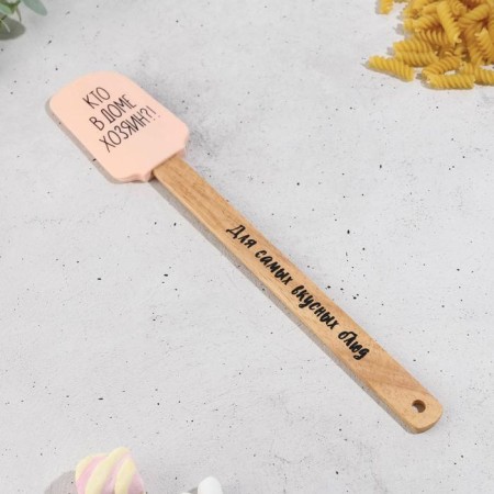 Silicone blade "For delicious dishes" on a mold substrate, 12.5 x 33 cm-2
