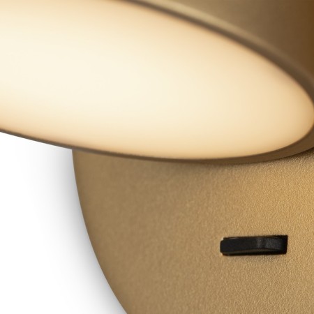 Bra Maytoni Mod421wl-L6BS3K, 1XLED, 7W, 12x12x12 cm, 350lm, brass color-6