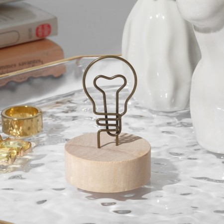 KEALLECTIONAL with the clip "LOWLOUK", 4 × 4 × 5.5 cm, color black gold-2